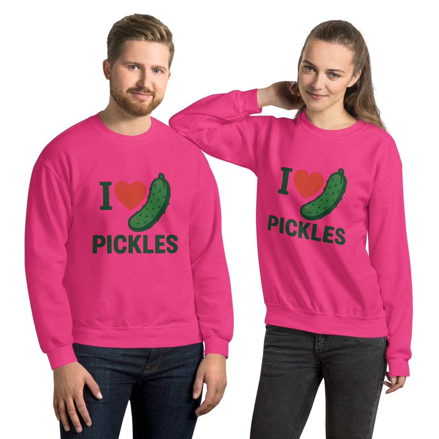 I Love Pickles Unisex Sweatshirt