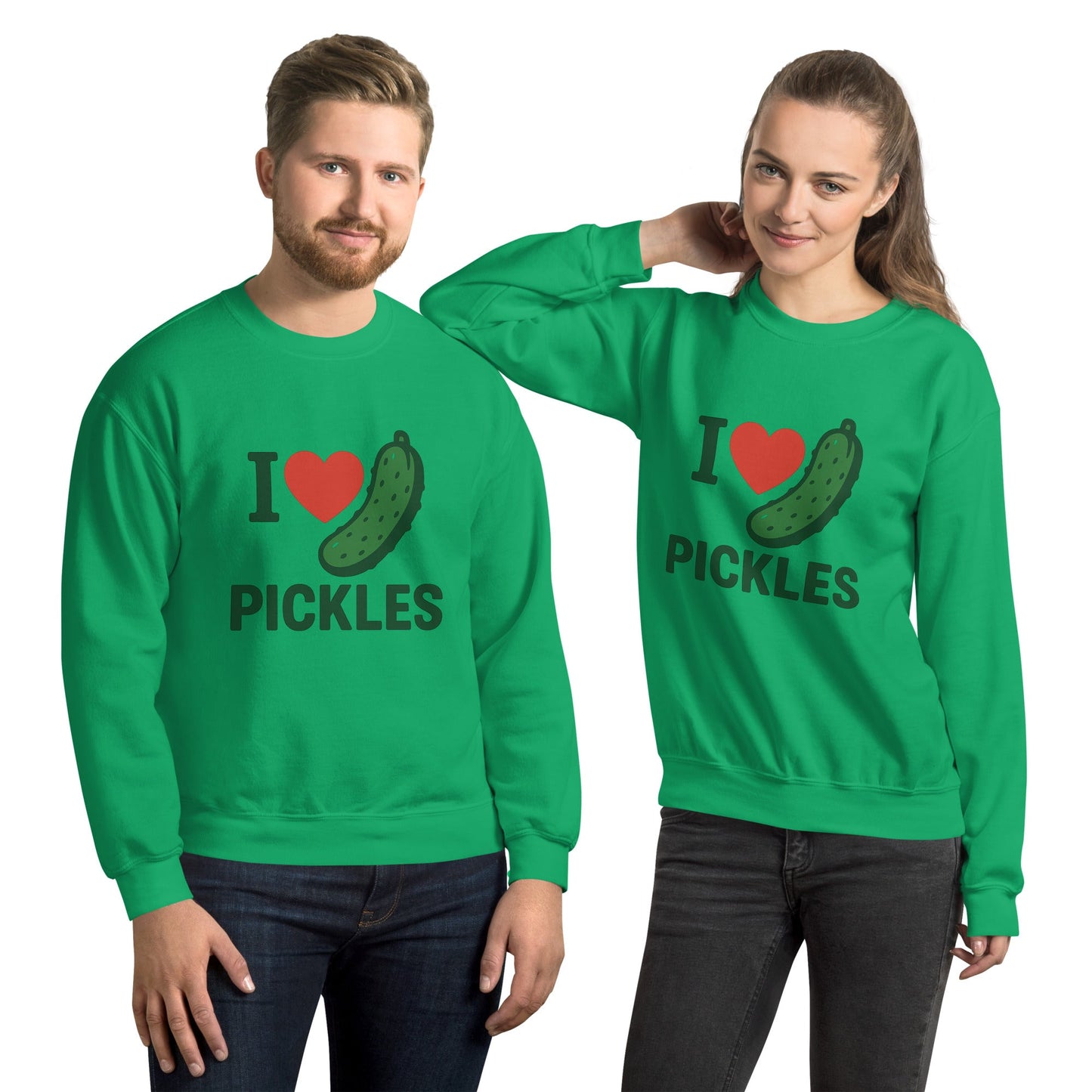 I Love Pickles Unisex Sweatshirt