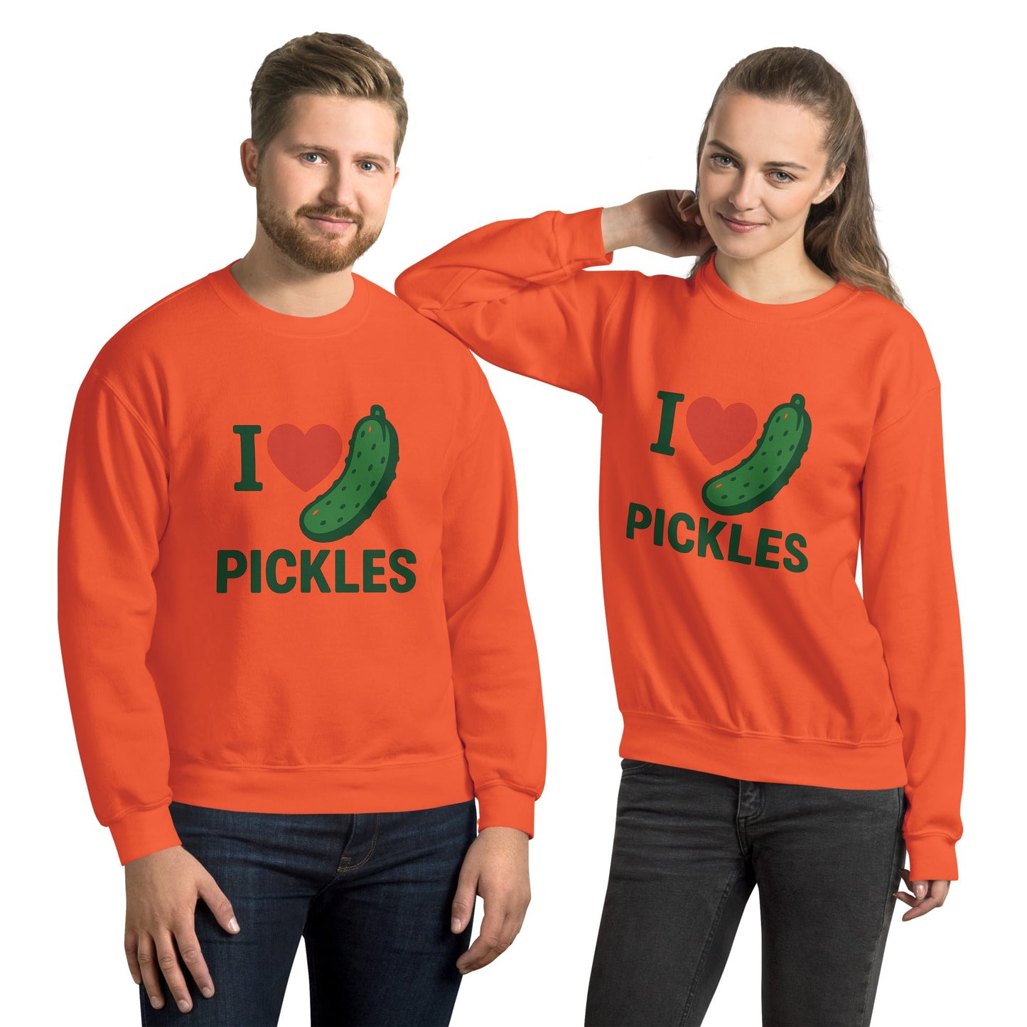 I Love Pickles Unisex Sweatshirt