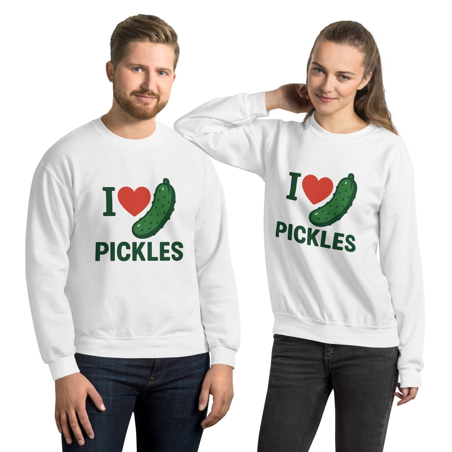I Love Pickles Unisex Sweatshirt