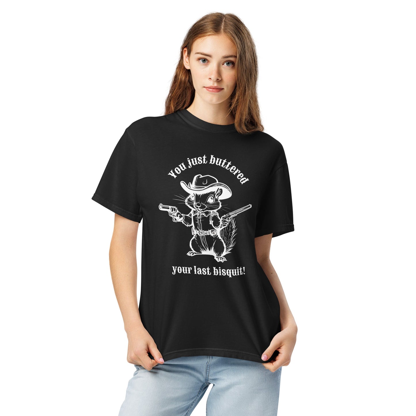 Your Last Bisquit Cowboy Chipmunk Unisex garment-dyed comfort colors t-shirt