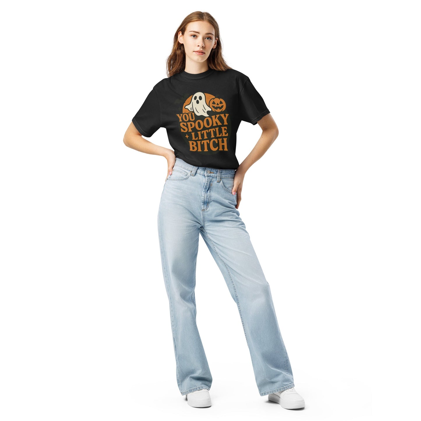 Spooky B*tch Unisex garment-dyed heavyweight t-shirt