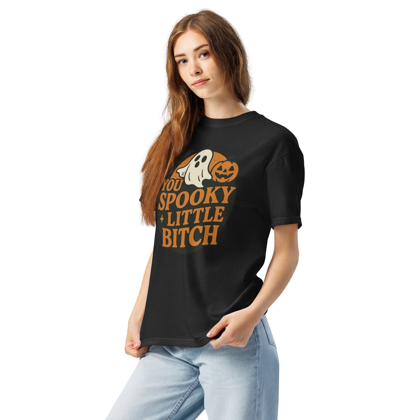 Spooky B*tch Unisex garment-dyed heavyweight t-shirt
