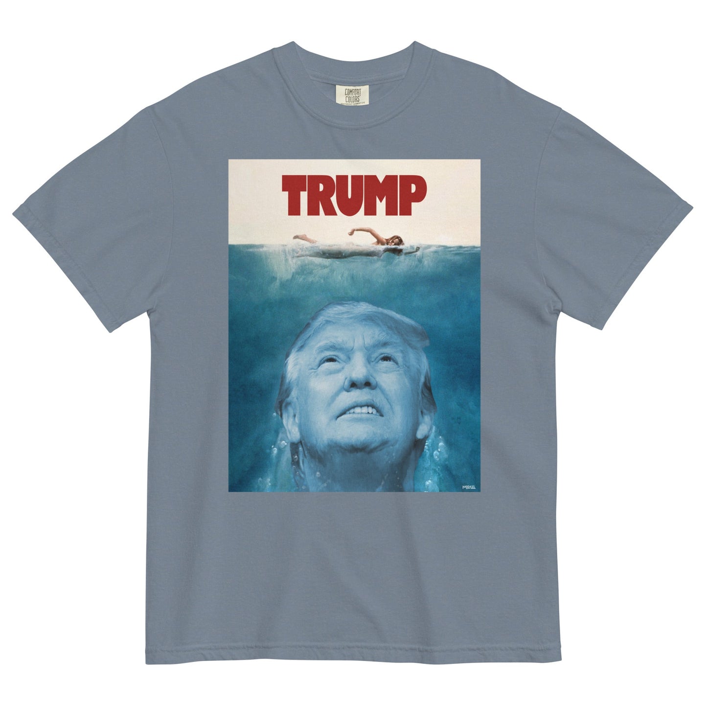 Trump Jaws Heavyweight T-Shirt