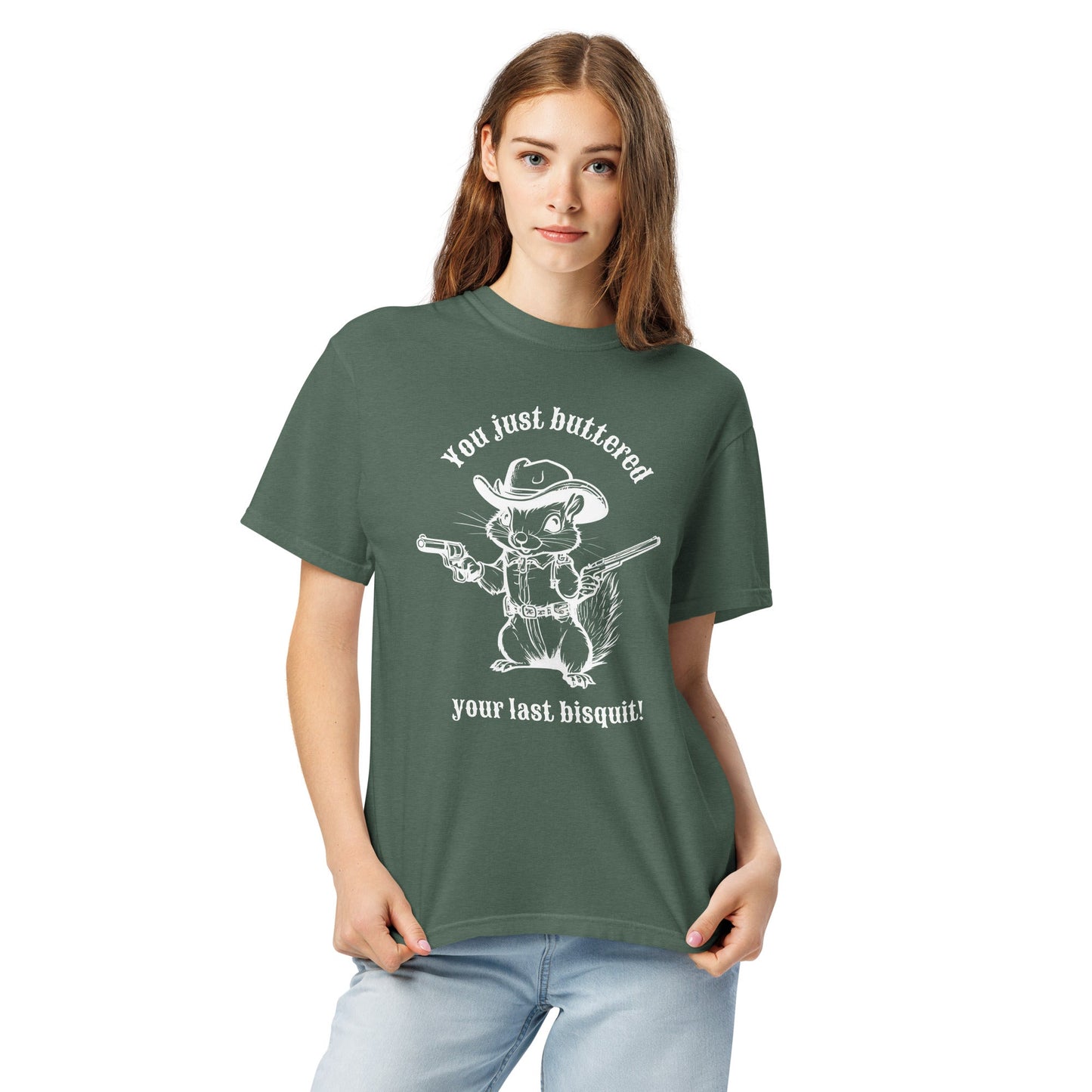 Your Last Bisquit Cowboy Chipmunk Unisex garment-dyed comfort colors t-shirt
