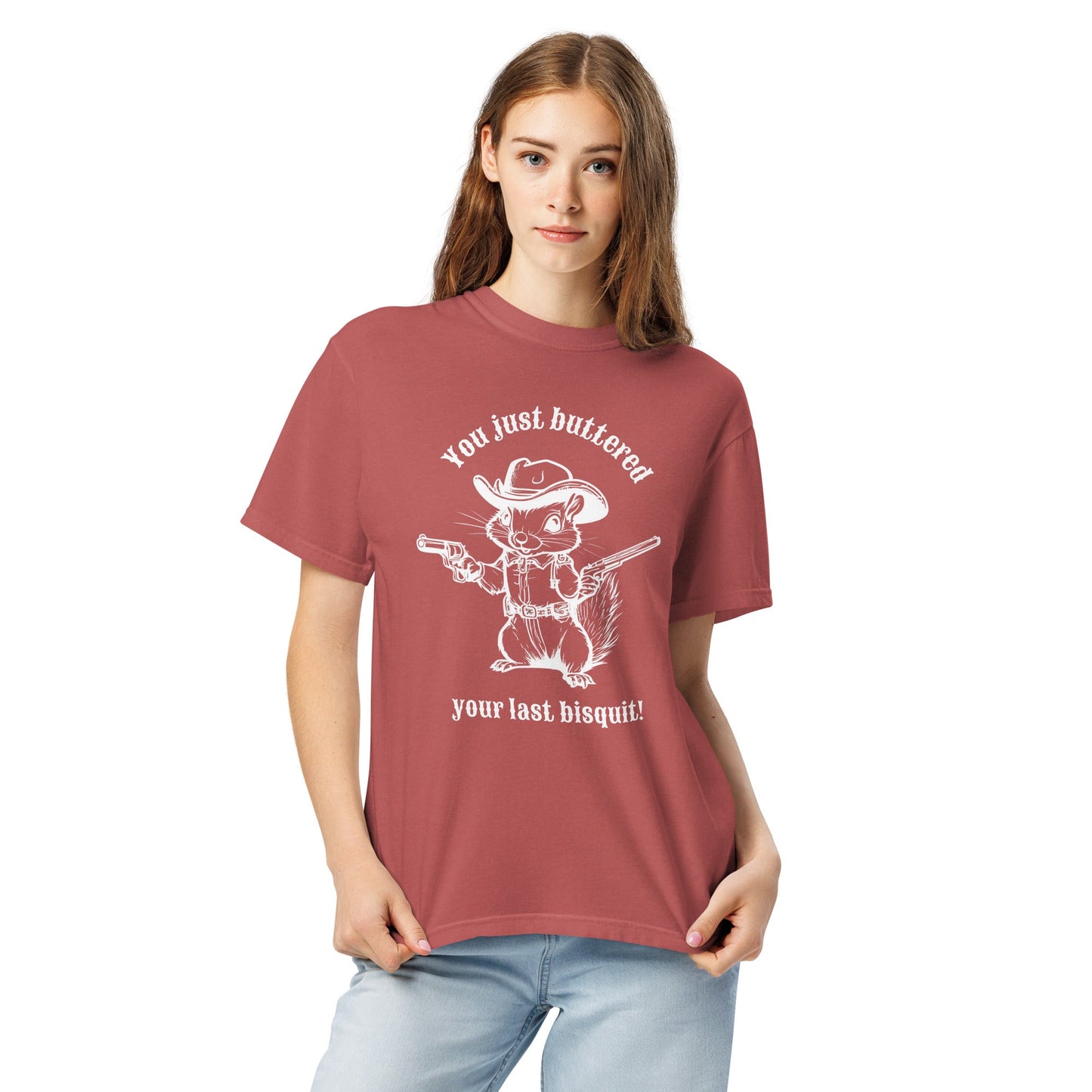 Your Last Bisquit Cowboy Chipmunk Unisex garment-dyed comfort colors t-shirt