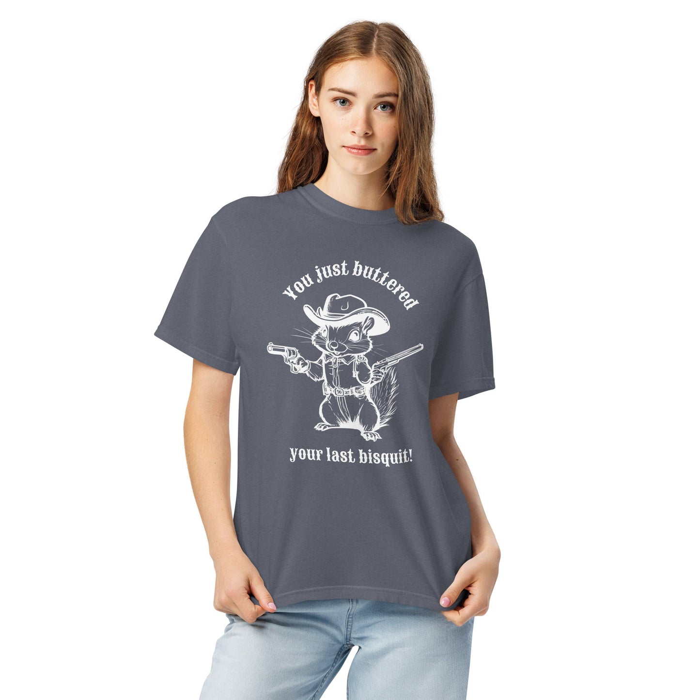 Your Last Bisquit Cowboy Chipmunk Unisex garment-dyed comfort colors t-shirt