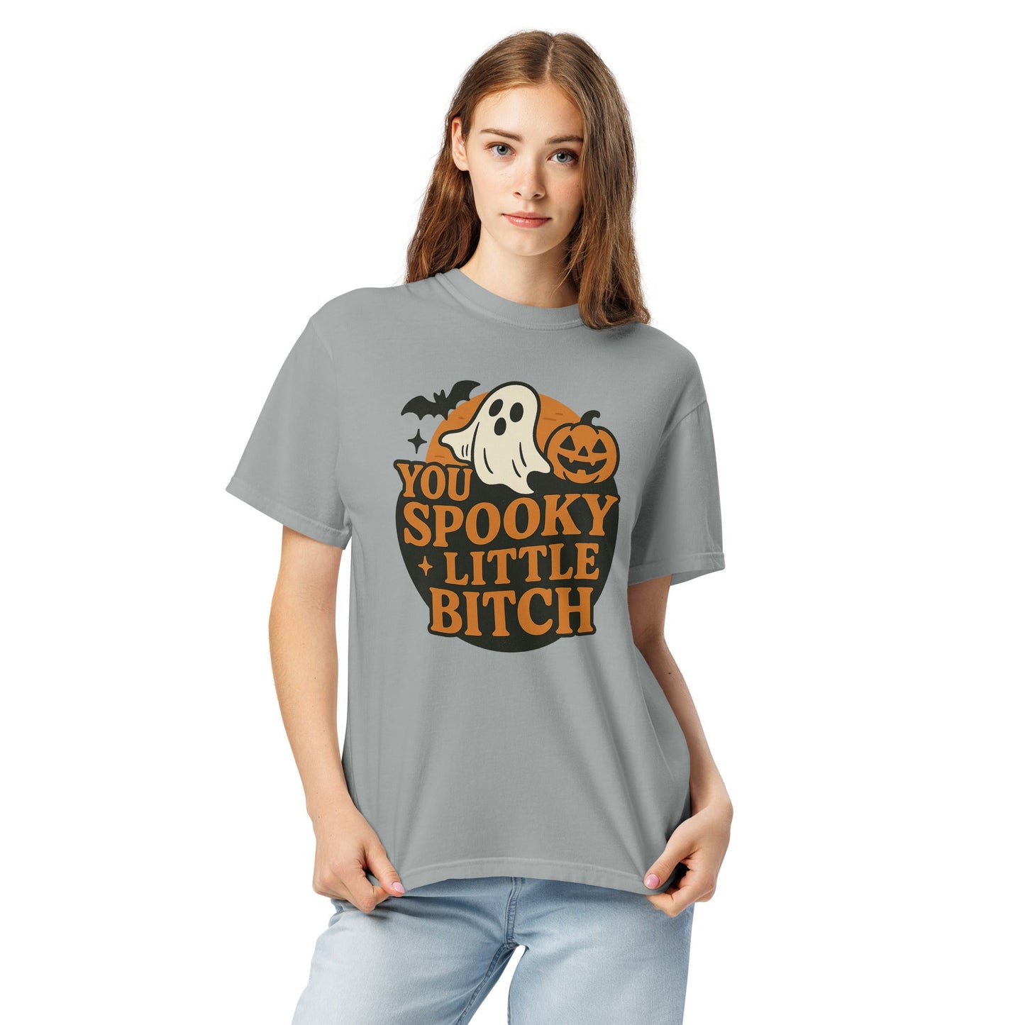 Spooky B*tch Unisex garment-dyed heavyweight t-shirt