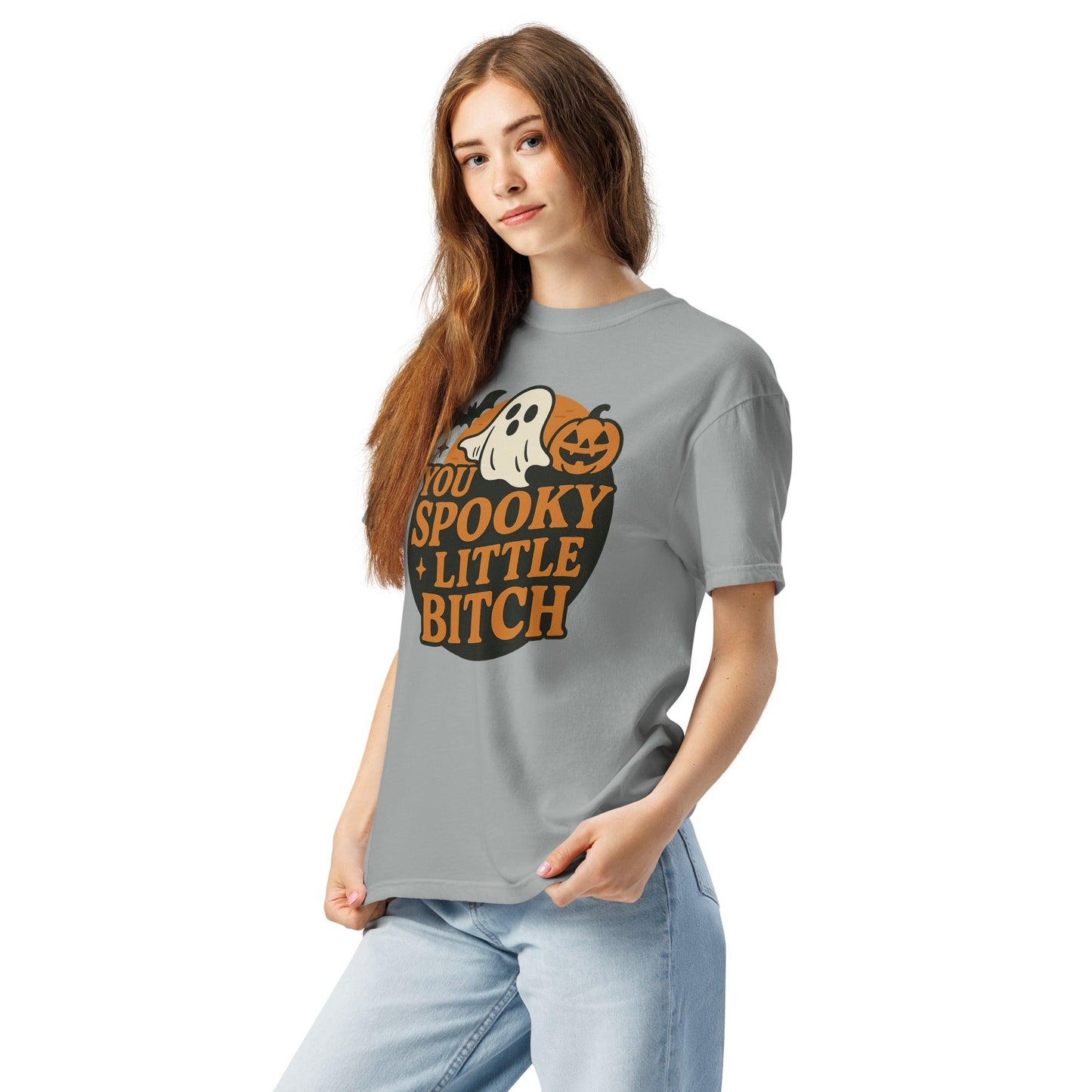 Spooky B*tch Unisex garment-dyed heavyweight t-shirt