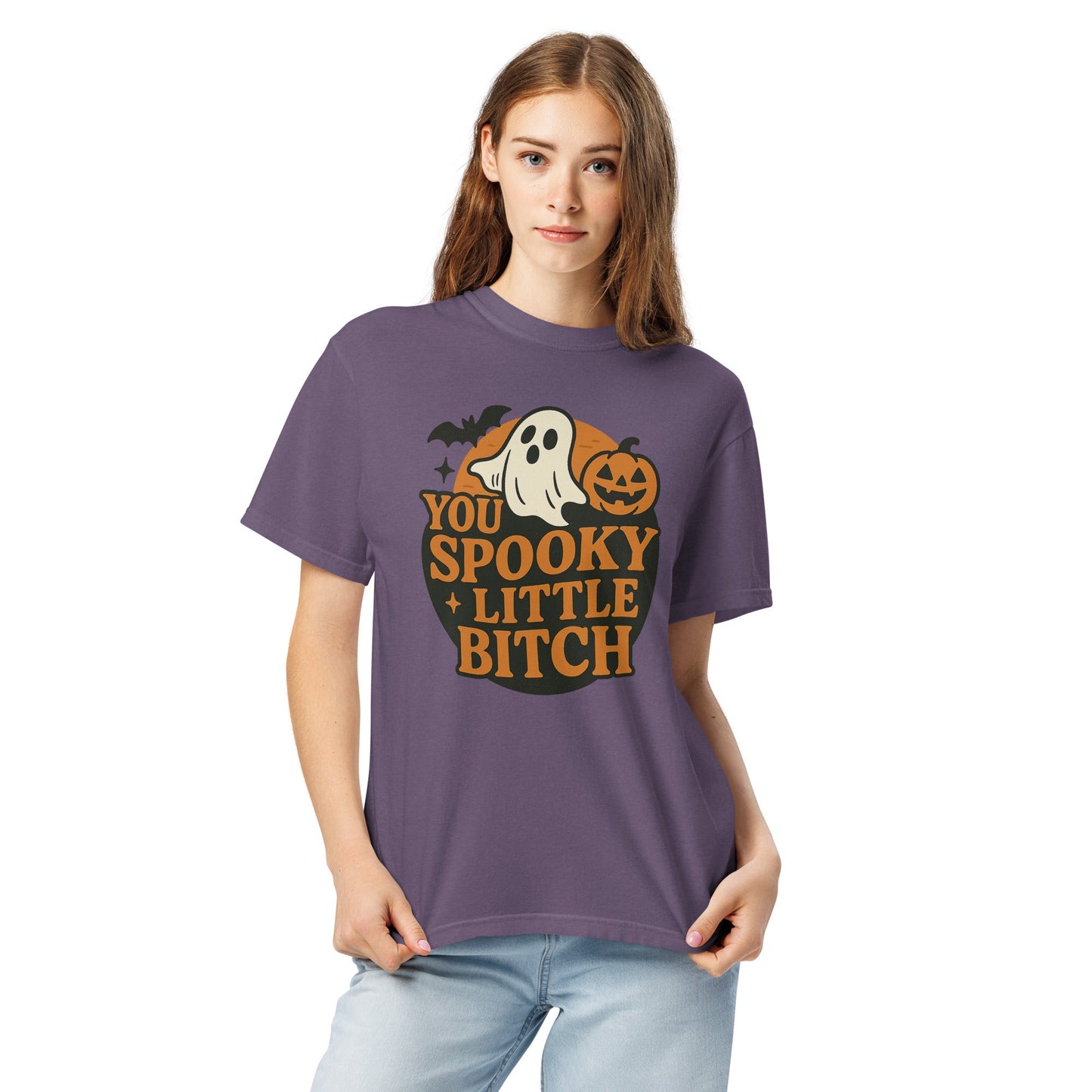 Spooky B*tch Unisex garment-dyed heavyweight t-shirt