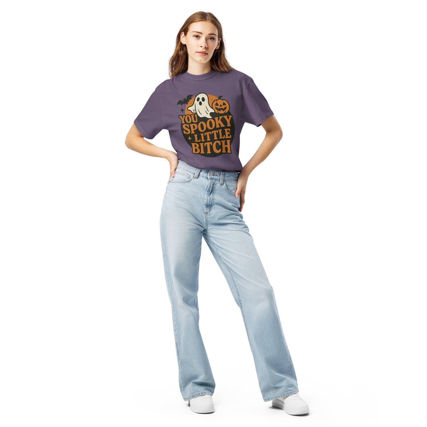 Spooky B*tch Unisex garment-dyed heavyweight t-shirt