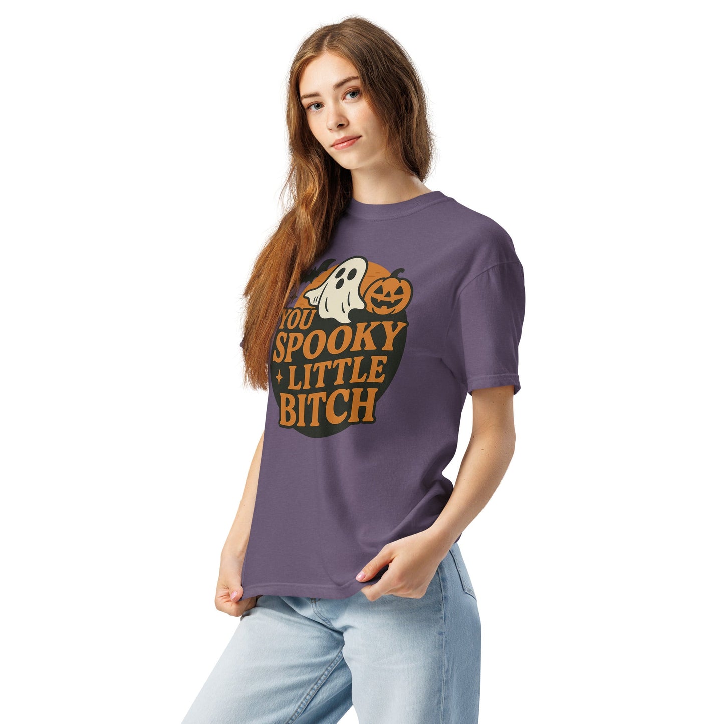 Spooky B*tch Unisex garment-dyed heavyweight t-shirt