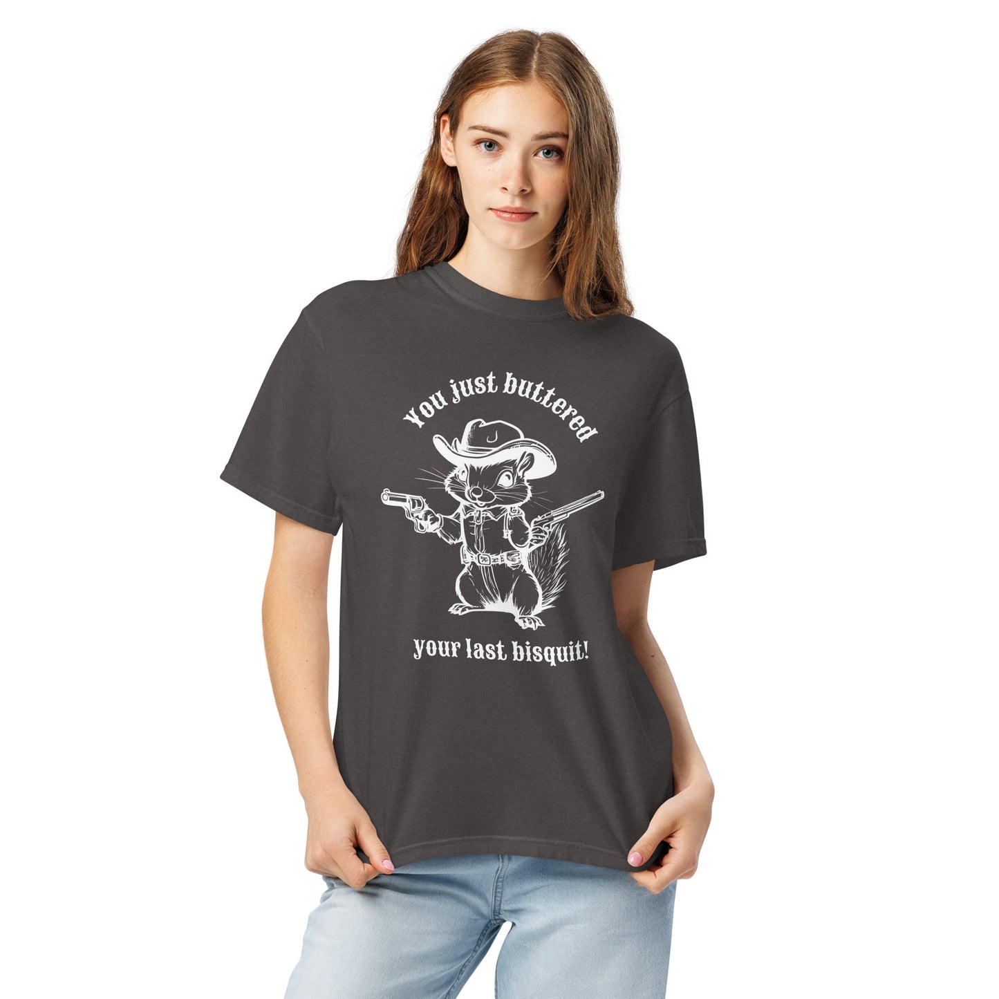 Your Last Bisquit Cowboy Chipmunk Unisex garment-dyed comfort colors t-shirt