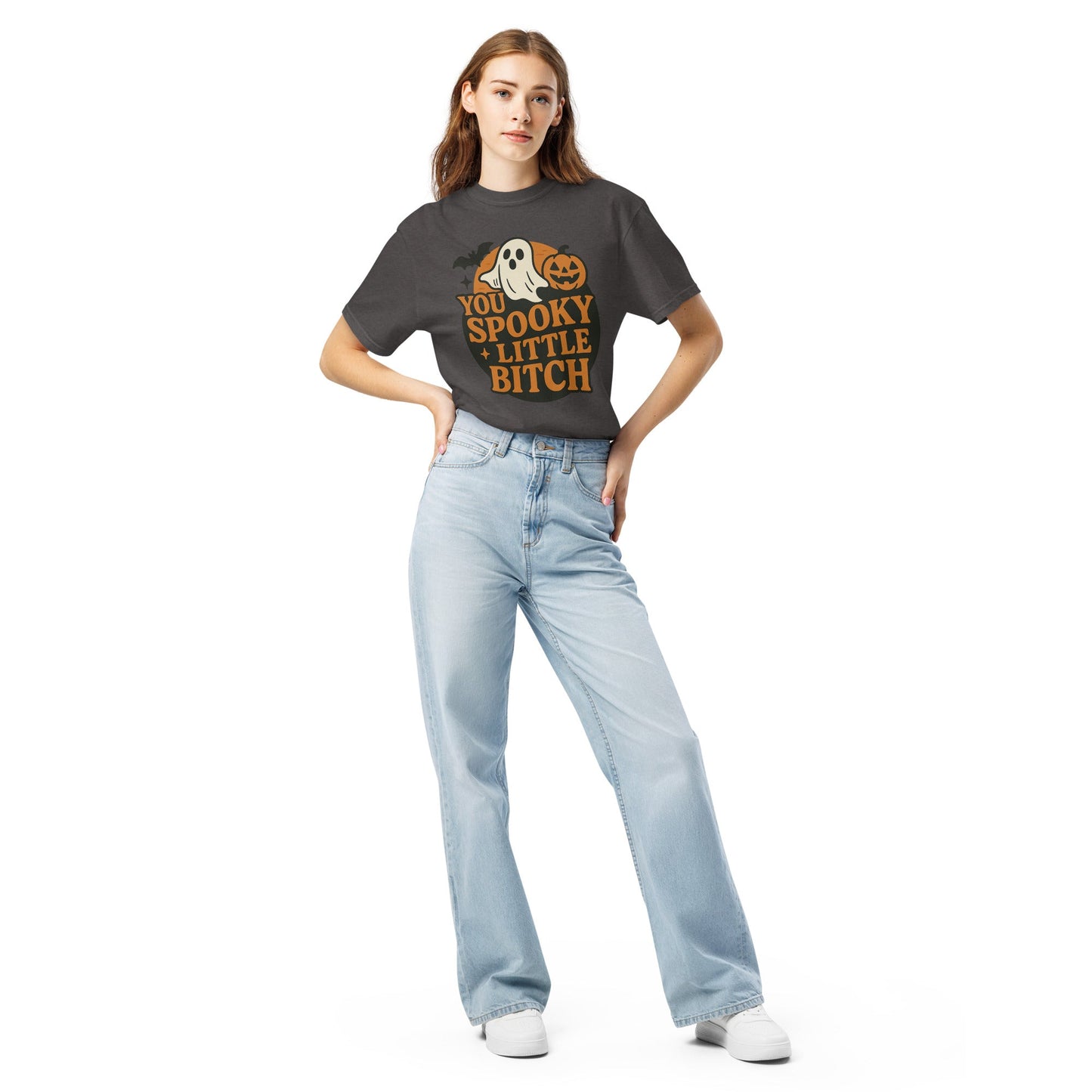 Spooky B*tch Unisex garment-dyed heavyweight t-shirt