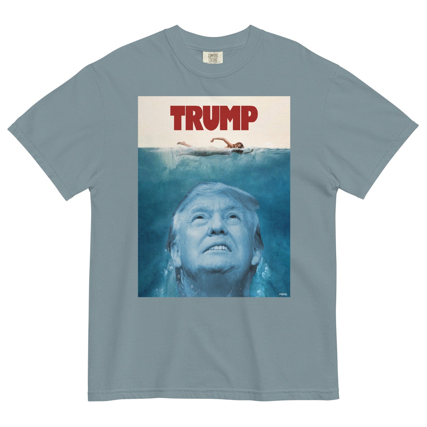 Trump Jaws Heavyweight T-Shirt