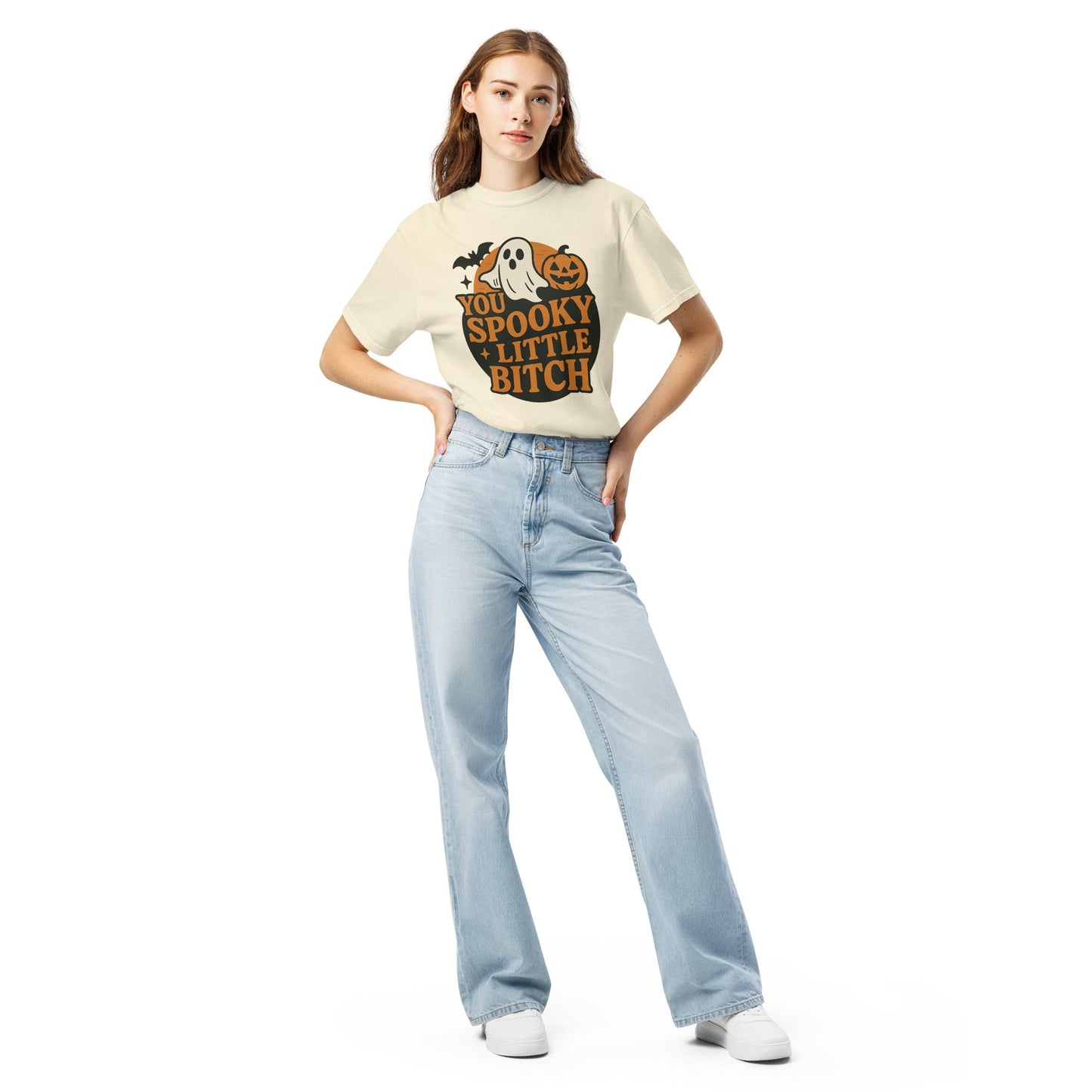 Spooky B*tch Unisex garment-dyed heavyweight t-shirt