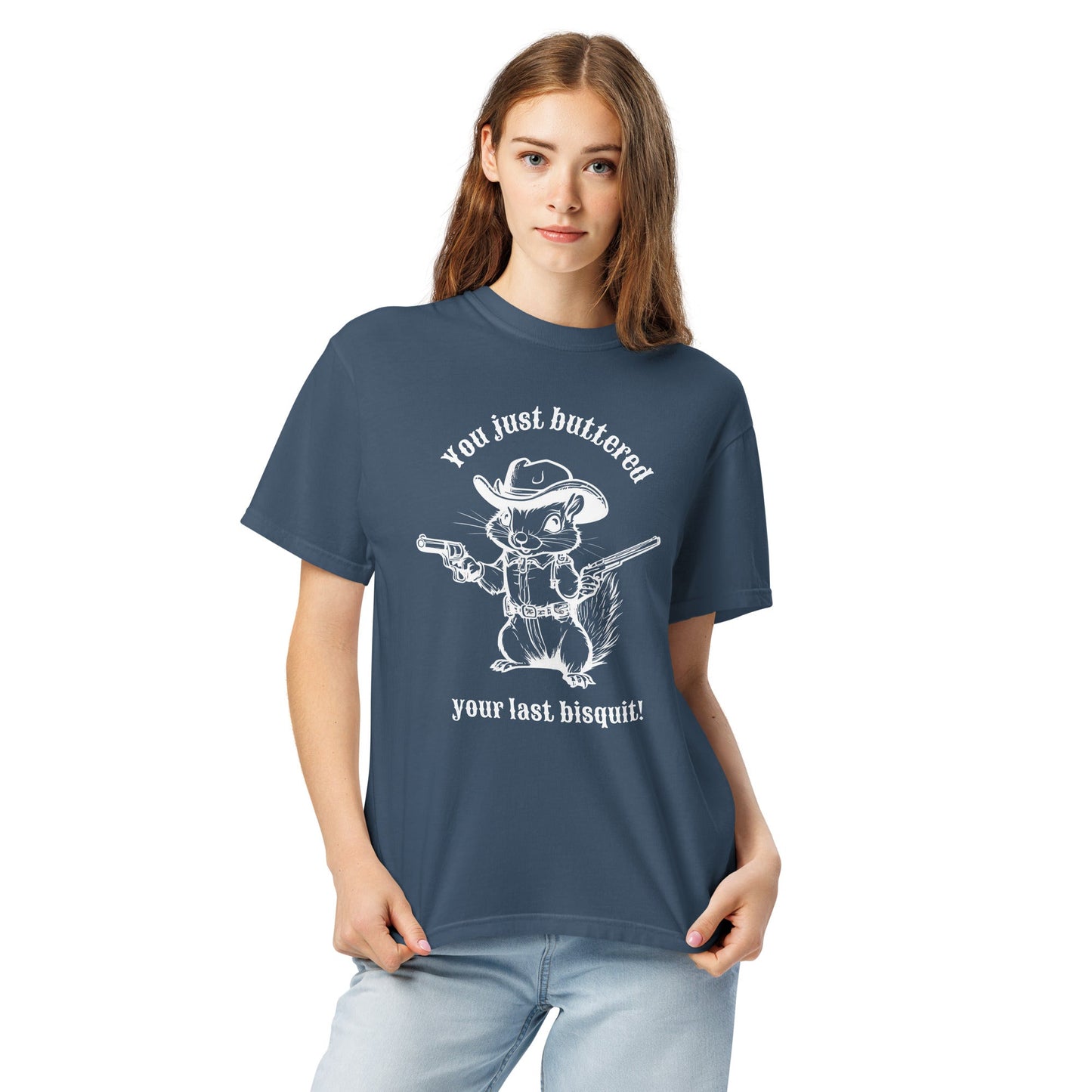 Your Last Bisquit Cowboy Chipmunk Unisex garment-dyed comfort colors t-shirt