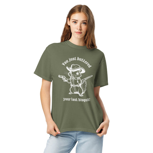 Your Last Bisquit Cowboy Chipmunk Unisex garment-dyed comfort colors t-shirt