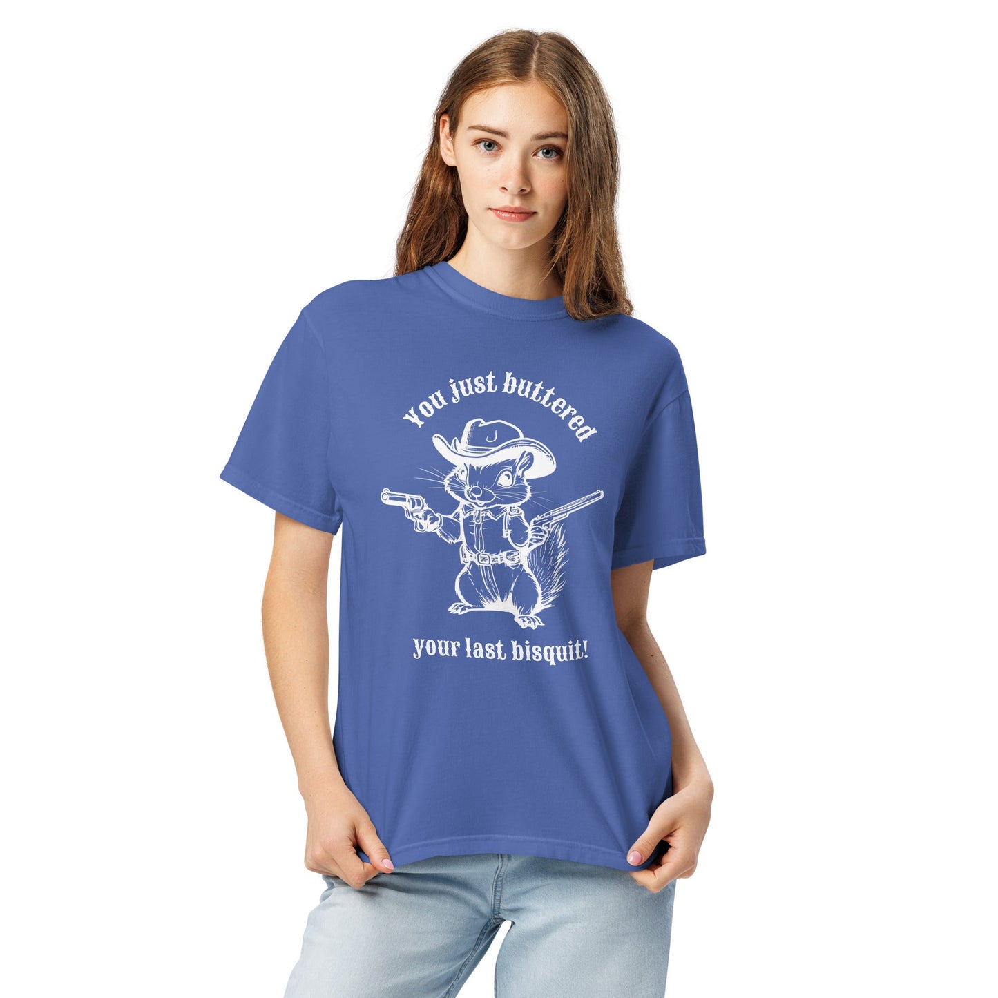 Your Last Bisquit Cowboy Chipmunk Unisex garment-dyed comfort colors t-shirt