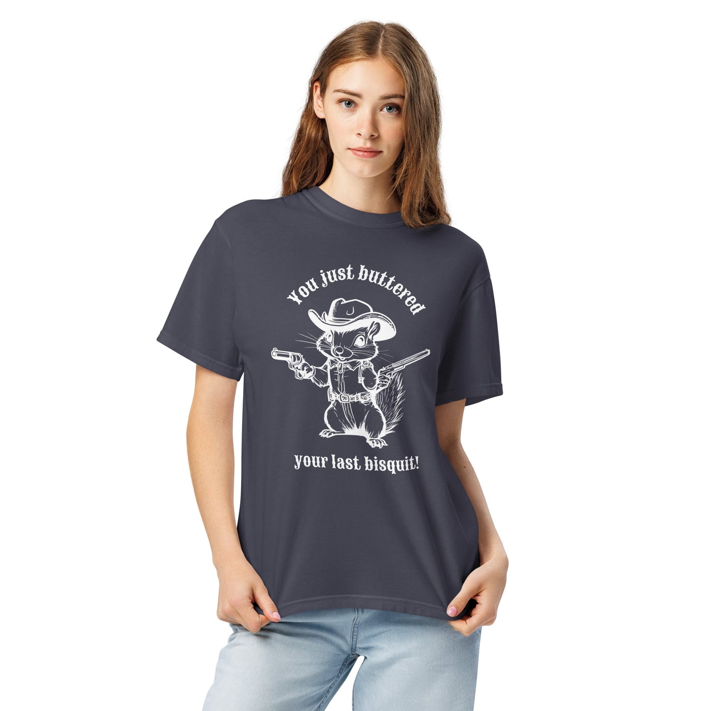 Your Last Bisquit Cowboy Chipmunk Unisex garment-dyed comfort colors t-shirt