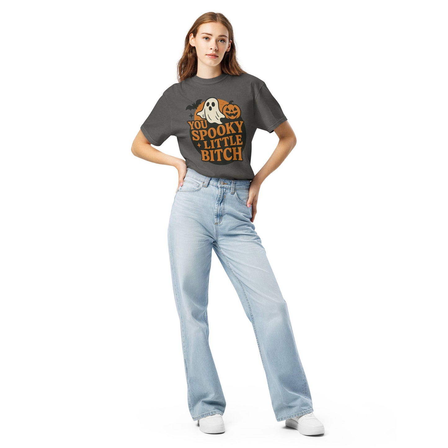 Spooky B*tch Unisex garment-dyed heavyweight t-shirt