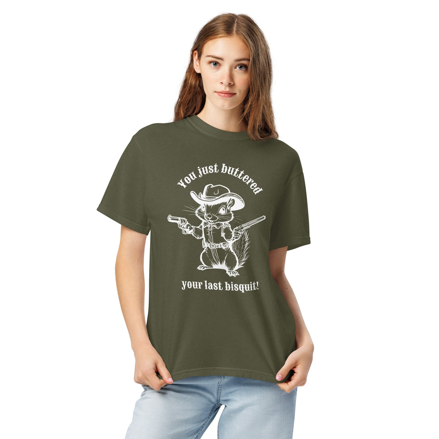 Your Last Bisquit Cowboy Chipmunk Unisex garment-dyed comfort colors t-shirt
