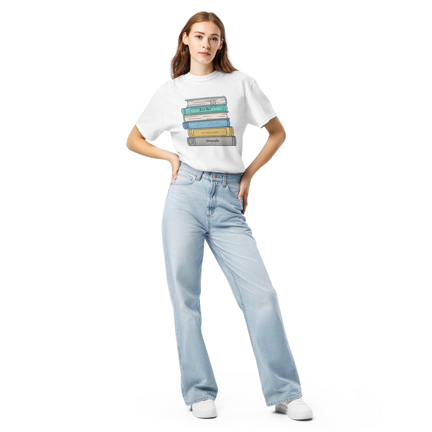 No Shelf Control Unisex garment-dyed heavyweight t-shirt