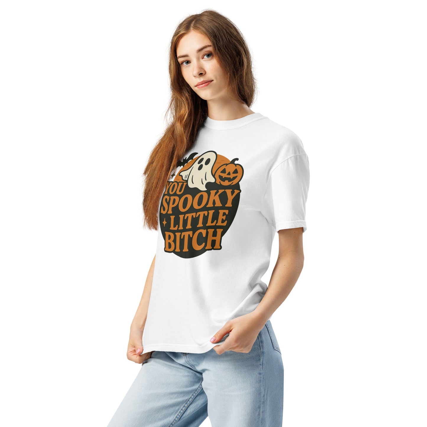 Spooky B*tch Unisex garment-dyed heavyweight t-shirt
