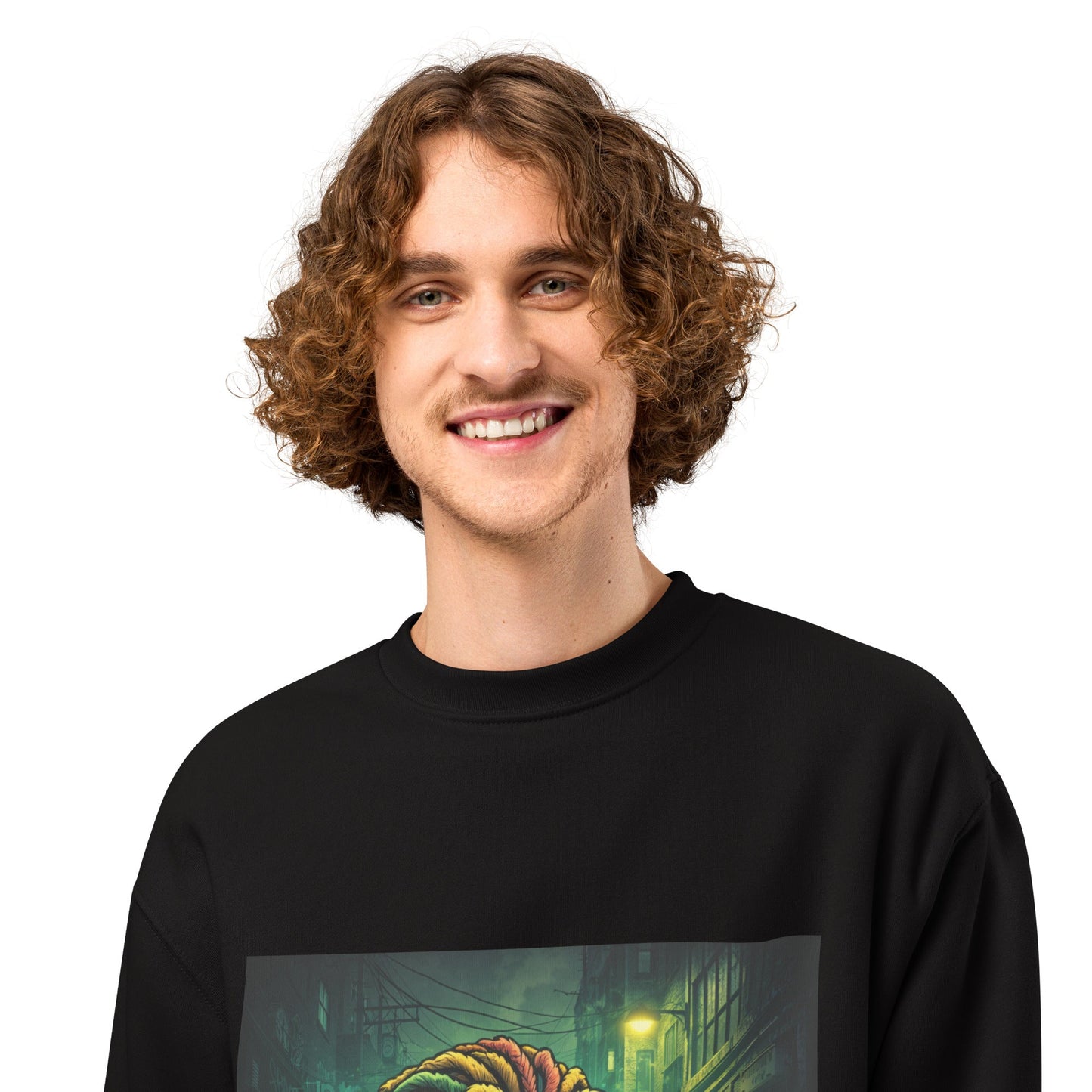 Oversized heavyweight sweatshirt