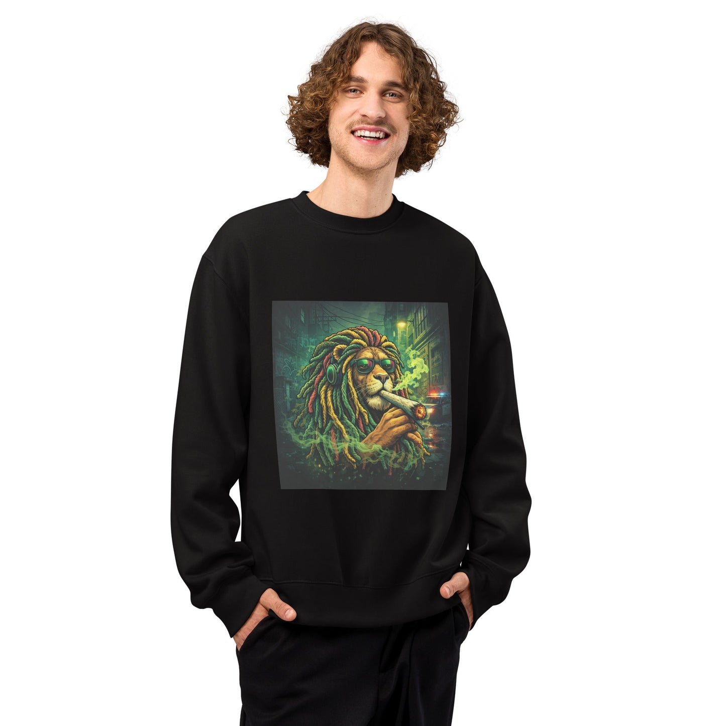 Oversized heavyweight sweatshirt