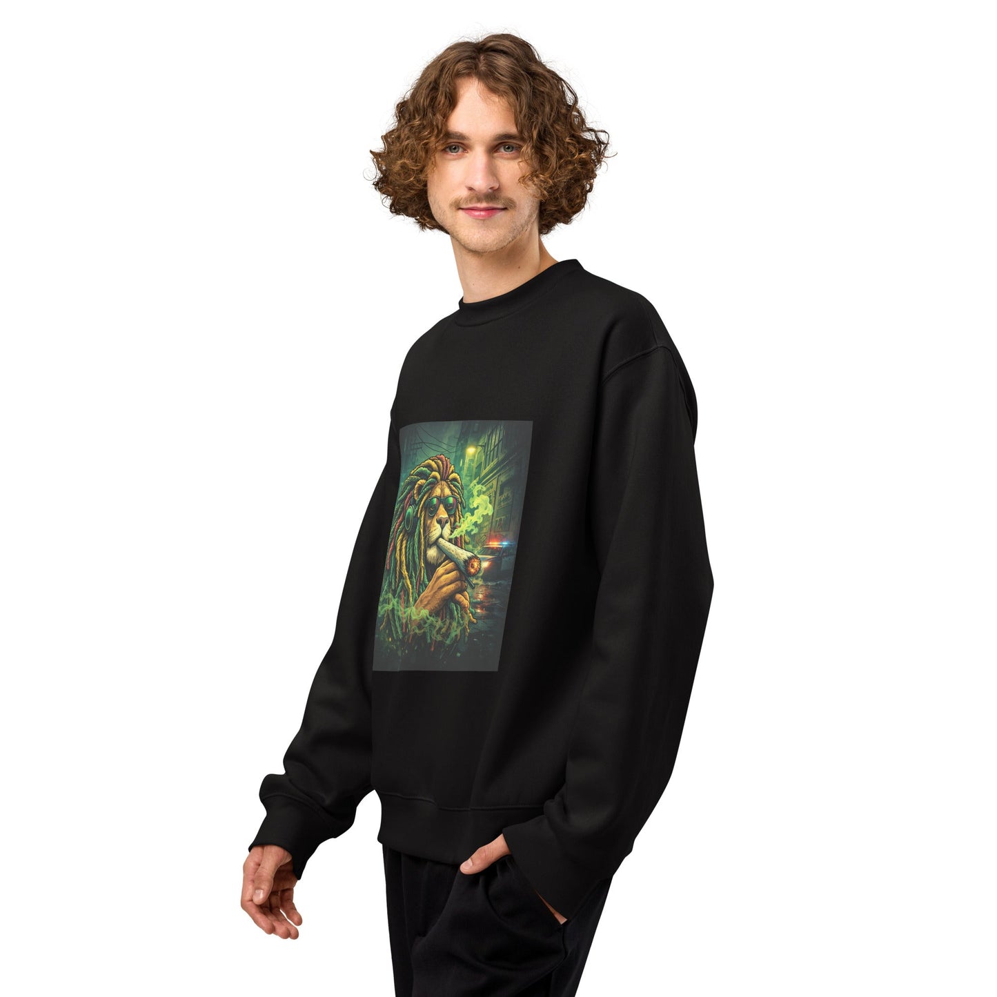 Oversized heavyweight sweatshirt