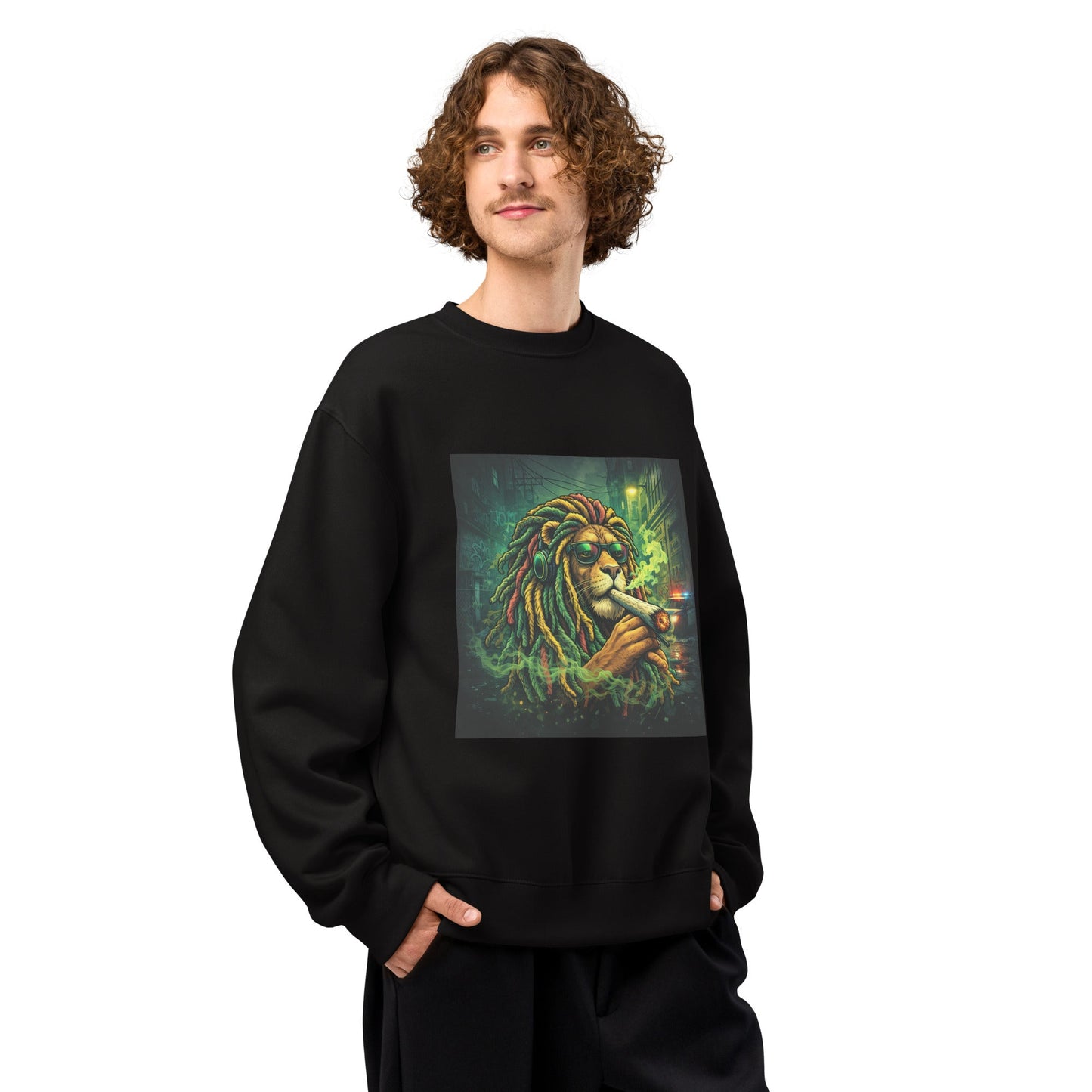 Oversized heavyweight sweatshirt