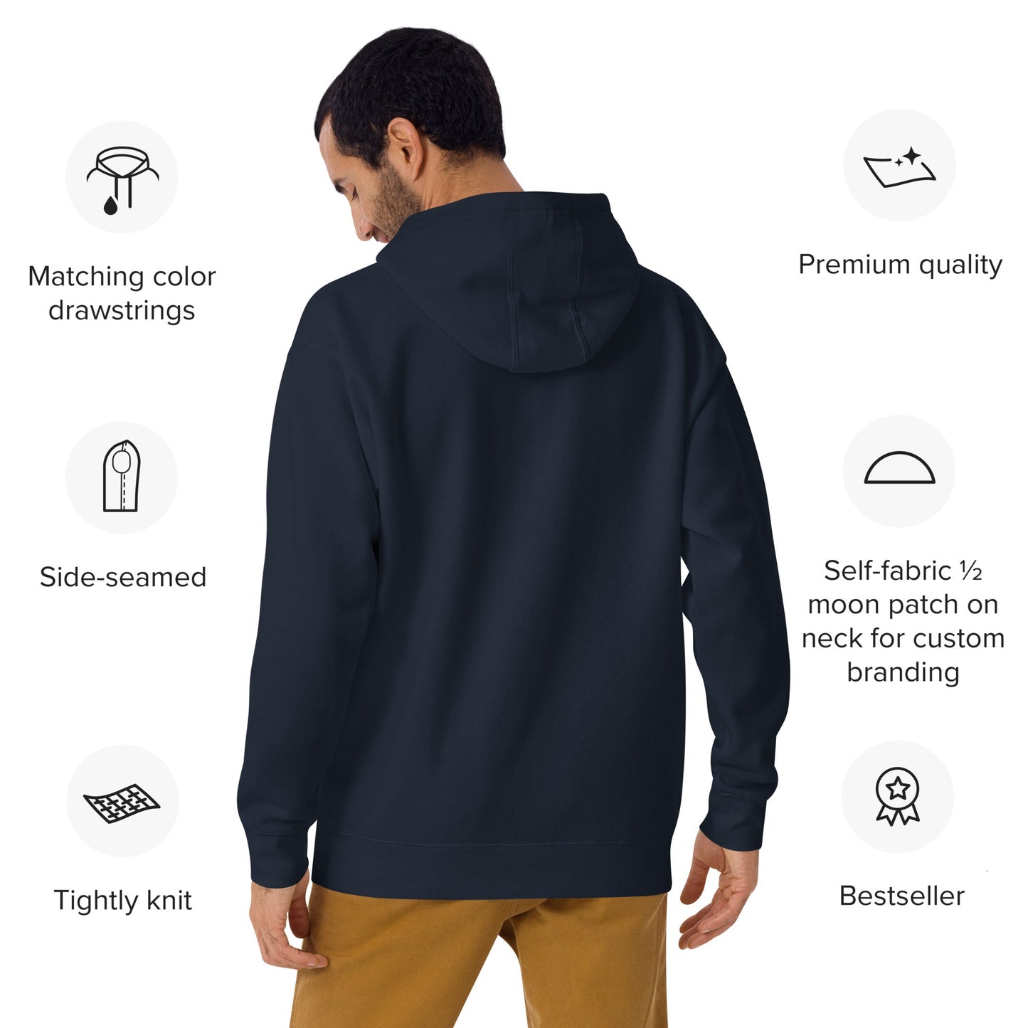 Thought Criminal Campaign Embroidered Unisex Hoodie