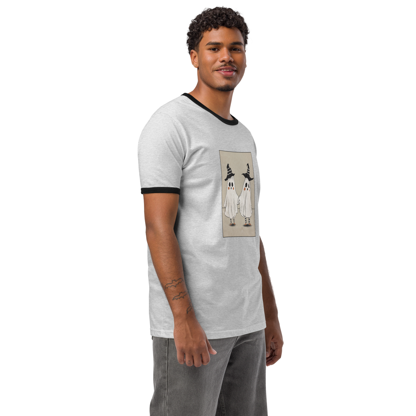 Boo Buddies Unisex ringer t-shirt