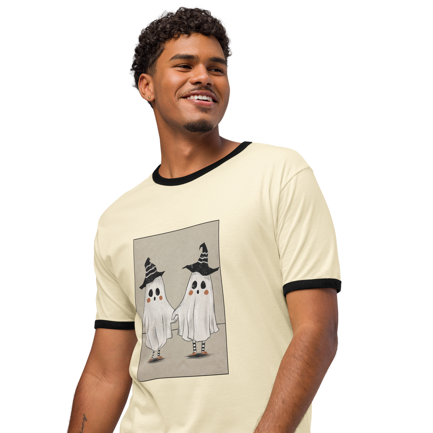 Boo Buddies Unisex ringer t-shirt