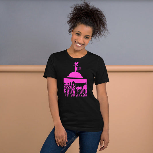 Grow Food Not Government Short-Sleeve Unisex T-Shirt