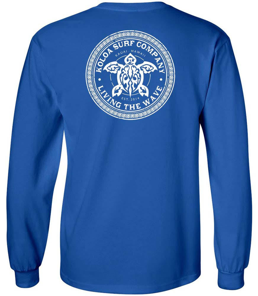 Koloa Tribal Turtle Long Sleeve T-Shirt
