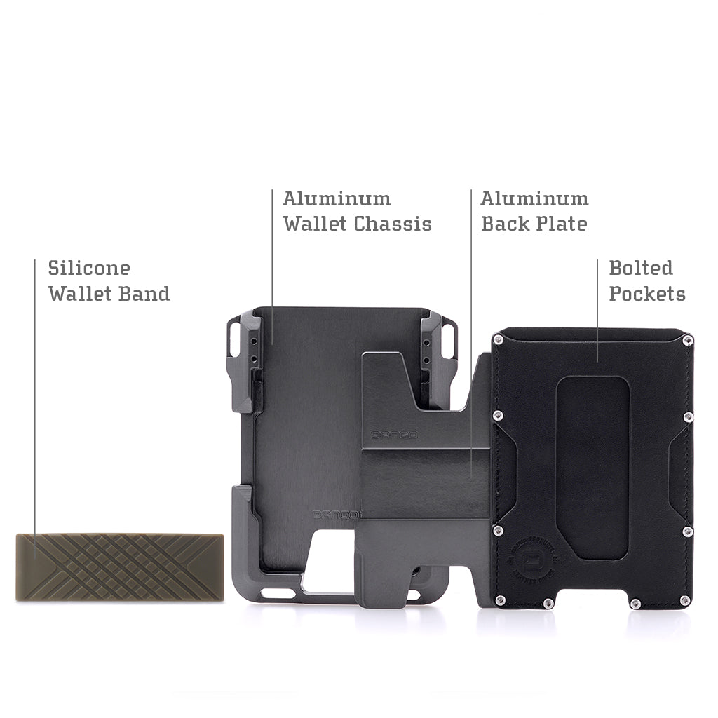 VERTICAL WALLET BANDS (M-Series, S1 Stealth Wallet and MC01 Money Clip)