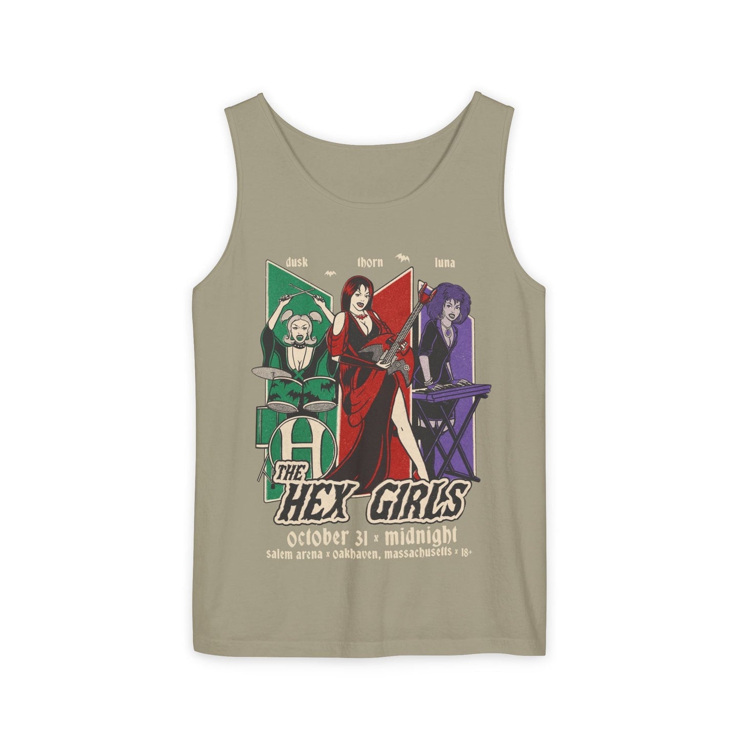Vintage Hex Girls Unisex Tank Top