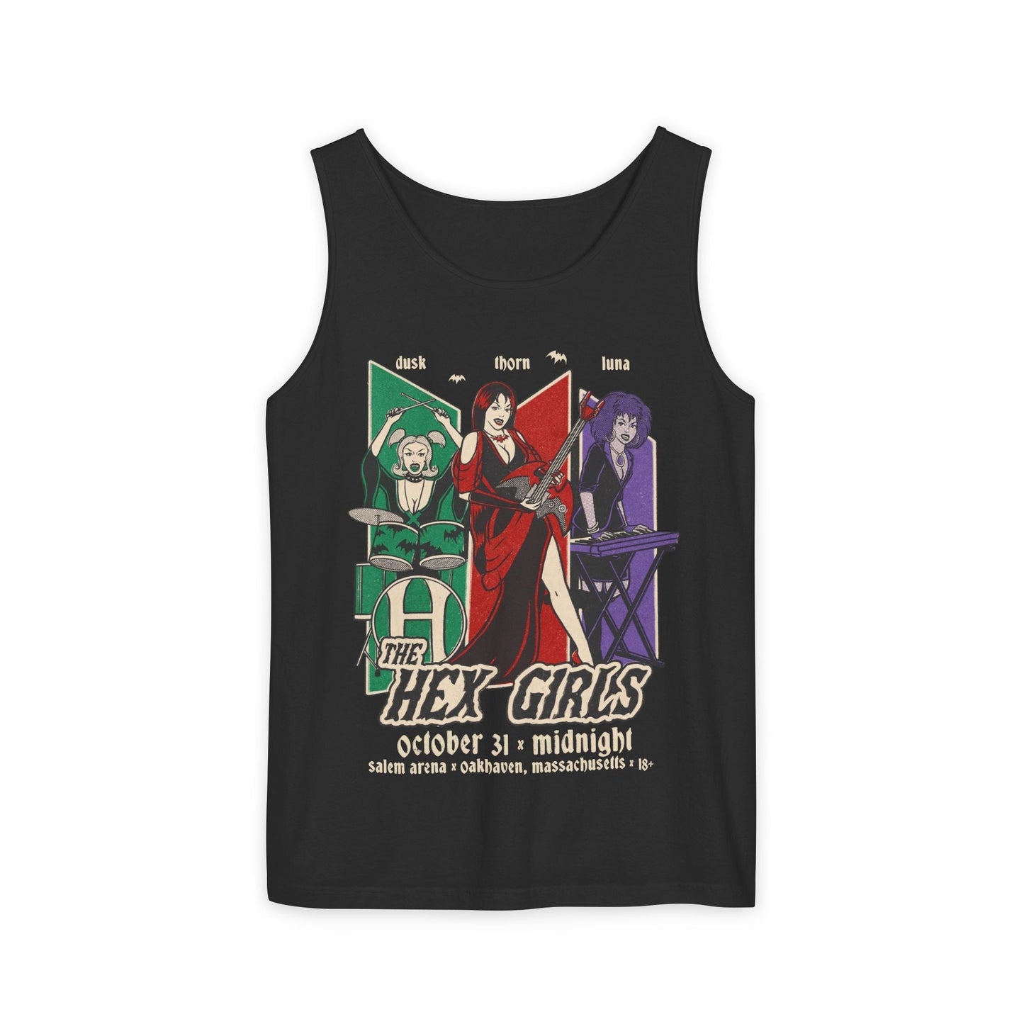 Vintage Hex Girls Unisex Tank Top