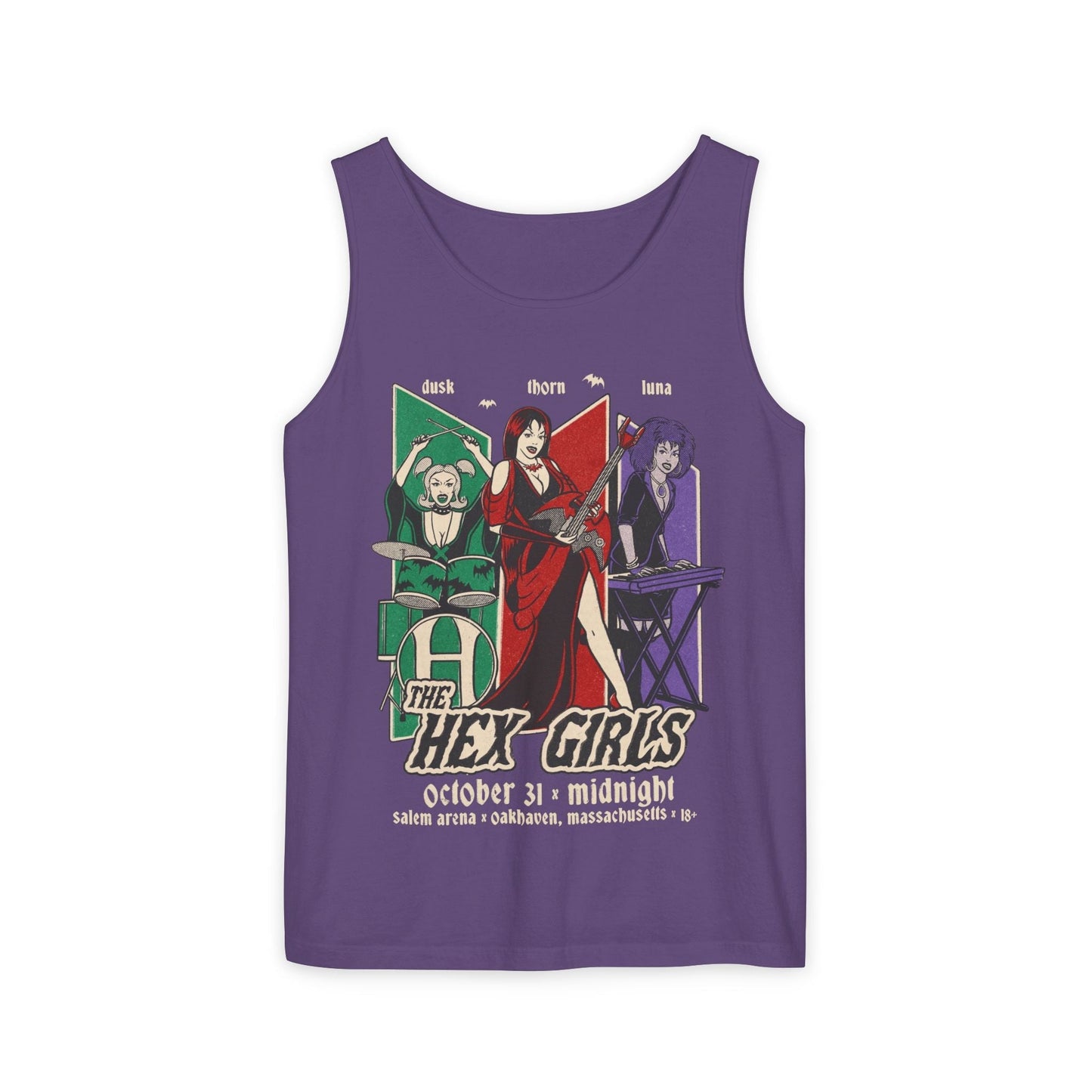 Vintage Hex Girls Unisex Tank Top