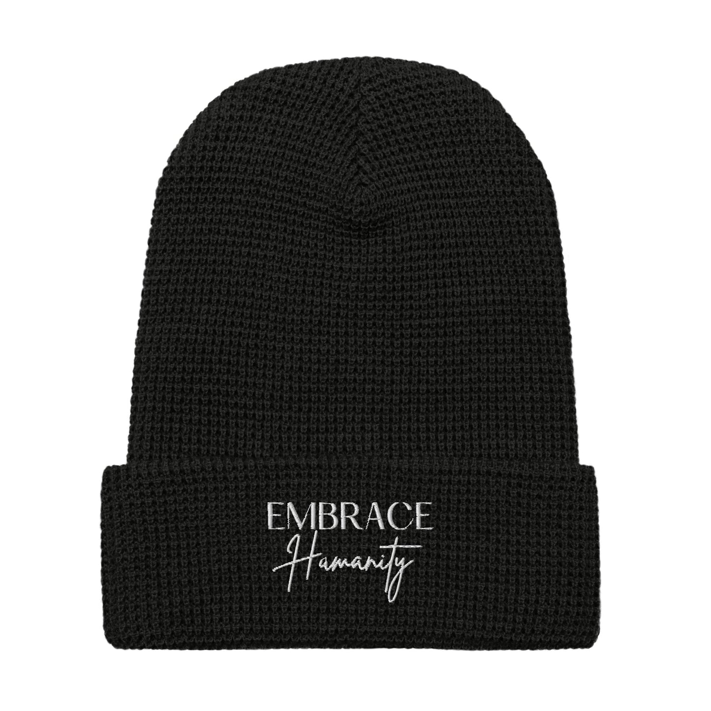 Embrace Humanity Waffle Beanie