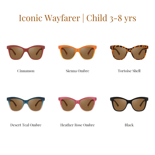 Iconic Wayfarer Ombre | Polarized Sunglasses | Child | 3-8 Y