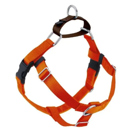 Rust 1″ Only Freedom No-Pull Dog Harness 2 Hounds Design
