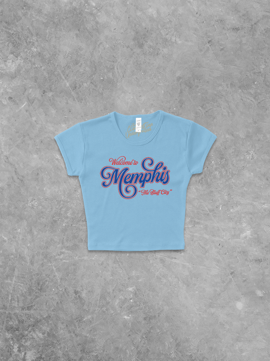 Underground Original Design: Welcome to Memphis, Vintage Sports Micro-Ribbed Baby Tee