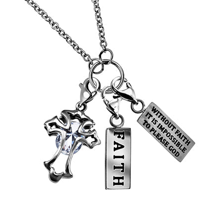 Silver Hang Charm Necklace