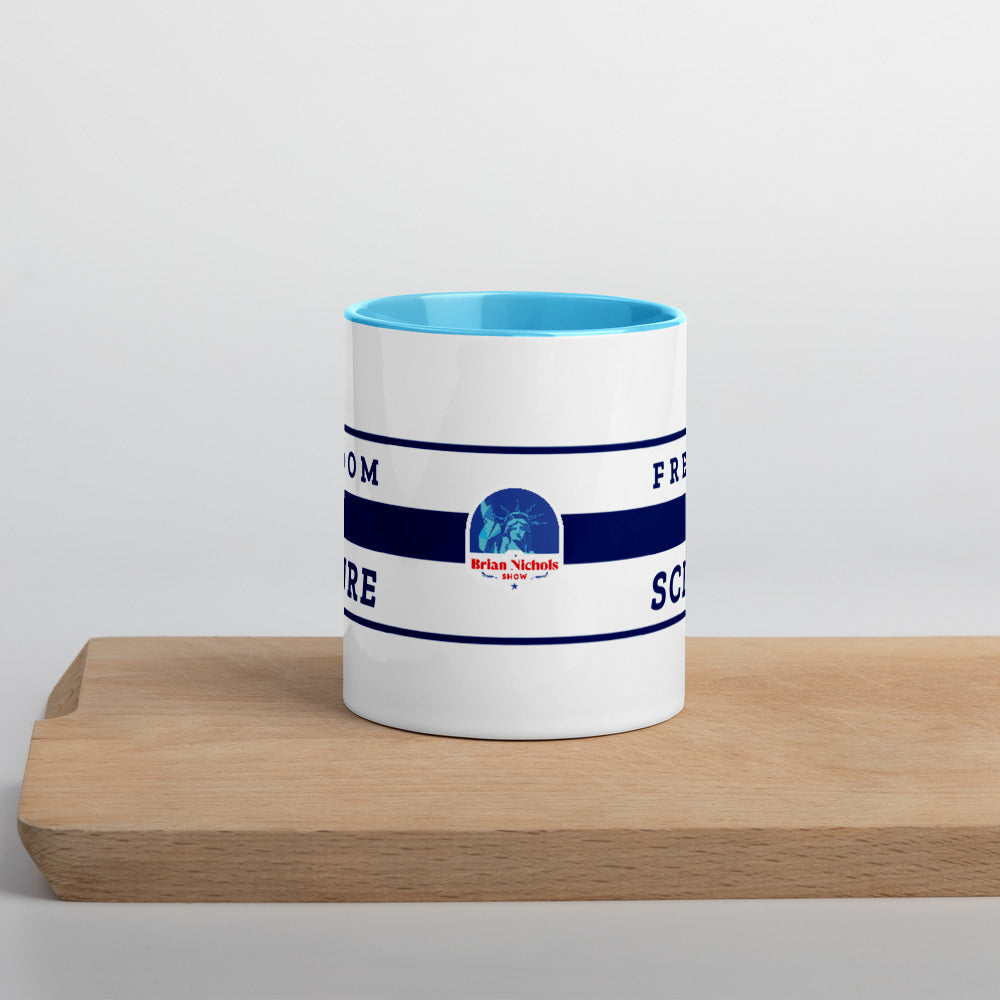 Freedom is Nature, Freedom is Science Mug with Color Inside