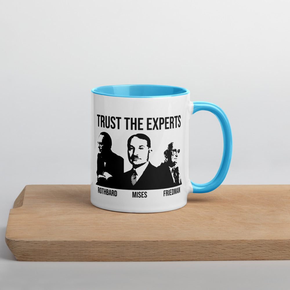 Trust the Experts Mug with Color Inside