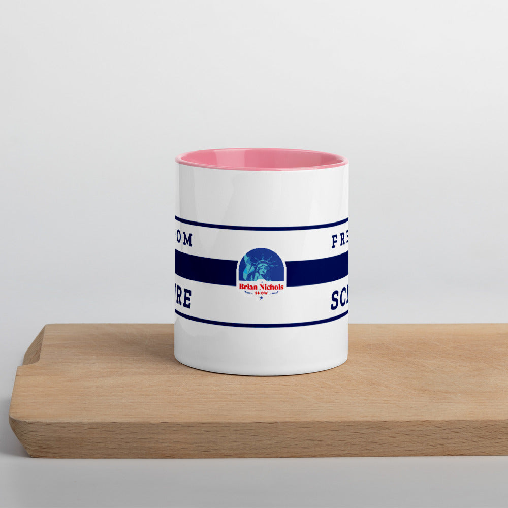 Freedom is Nature, Freedom is Science Mug with Color Inside