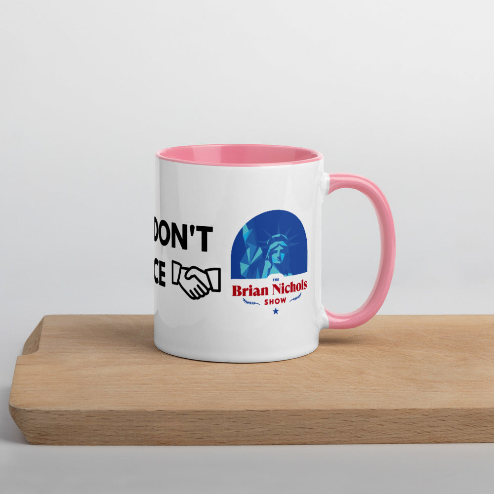 Good Ideas Don't Require Force Mug with Color Inside